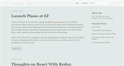 Desktop Screenshot of blog.liangzan.net